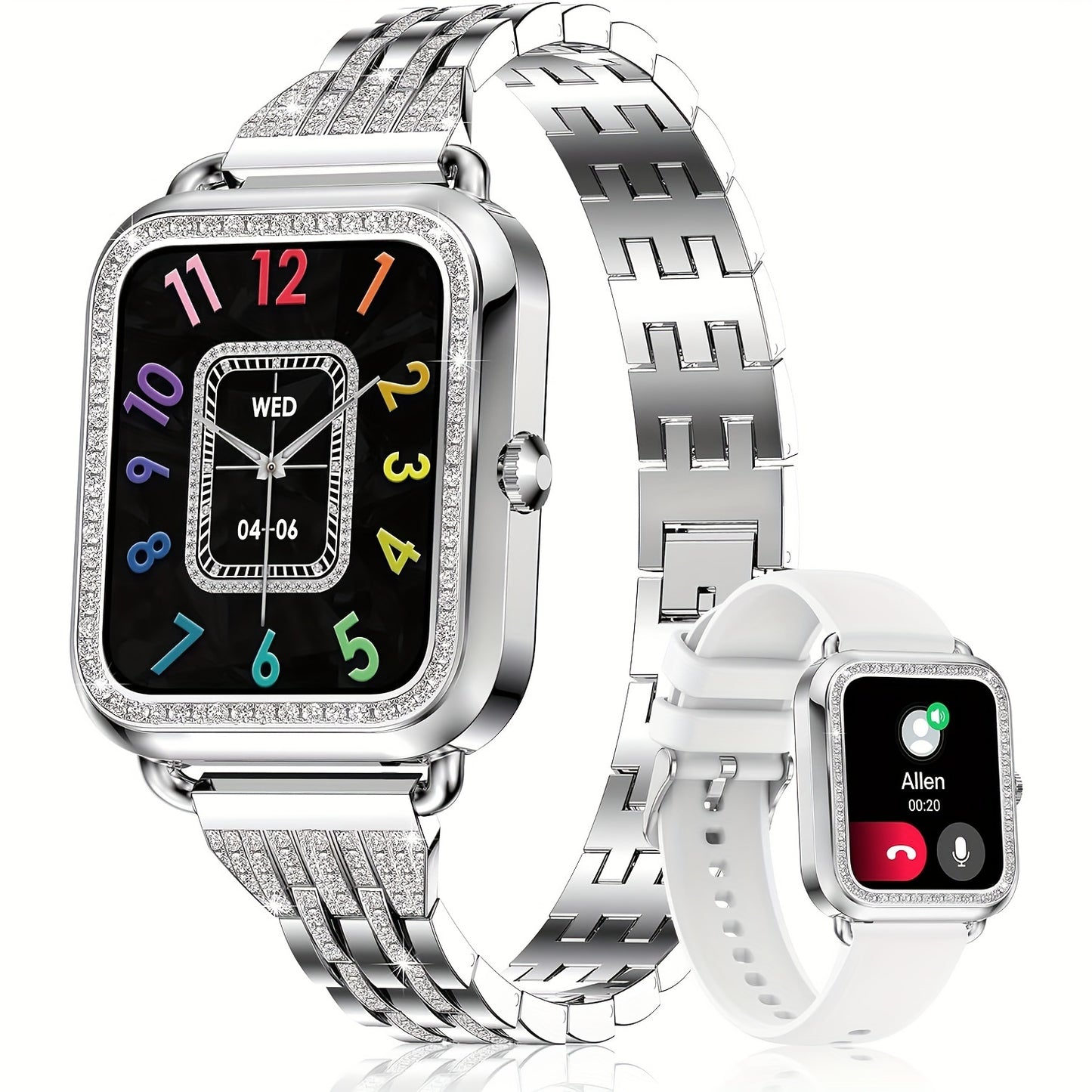 Women's Luxury Smart Watch Wireless Answer/Dial, 1.57" HD SmartWatch For Android And IOS Phones, Multi Sport Modes, Fitness Watch, AI Voice Assistant, Notifications, Remote Camera, DIY Watch Dial, Music Player, Weather Report