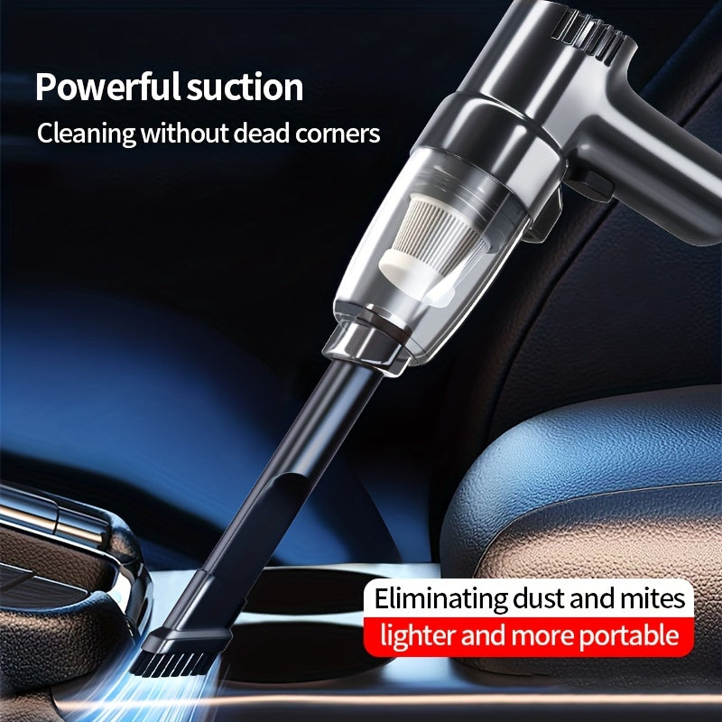[Super Strong] Mini Car Mounted Vacuum Cleaner - High-Power, Dual-Purpose, Portable - For Sedan, Small Spaces