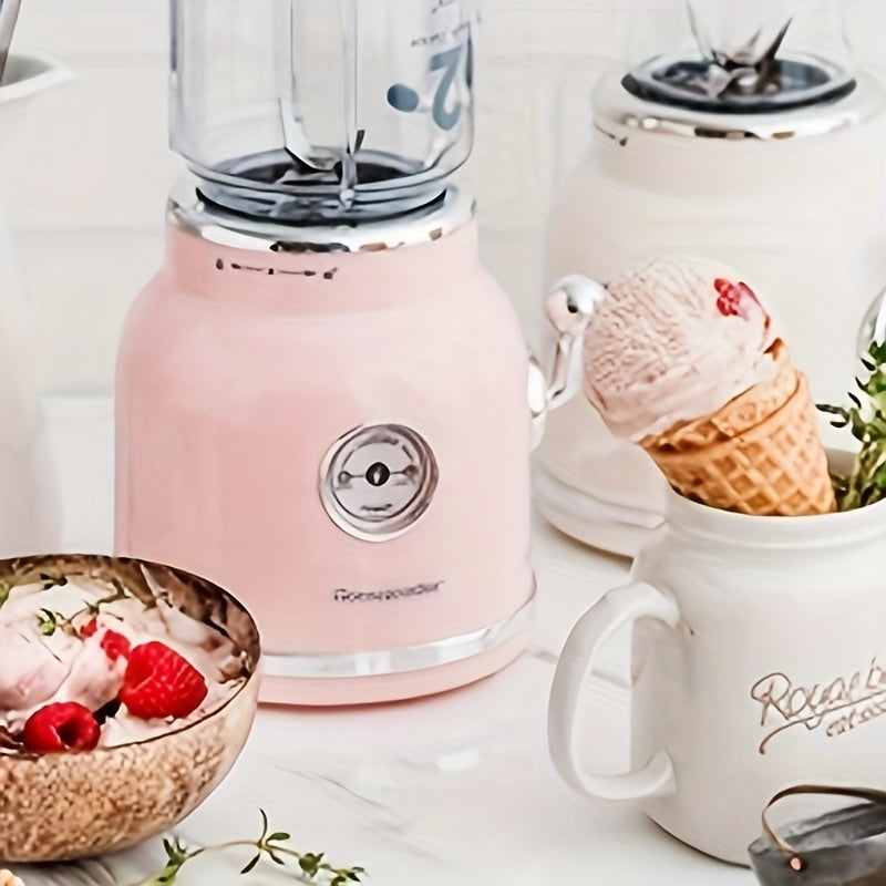Homeleader Smoothie Blender Maker, Personal Blender For Shakes And Smoothies With 20.3 Oz Tritan BPA-Fee Travel Cup And Lid, Pink