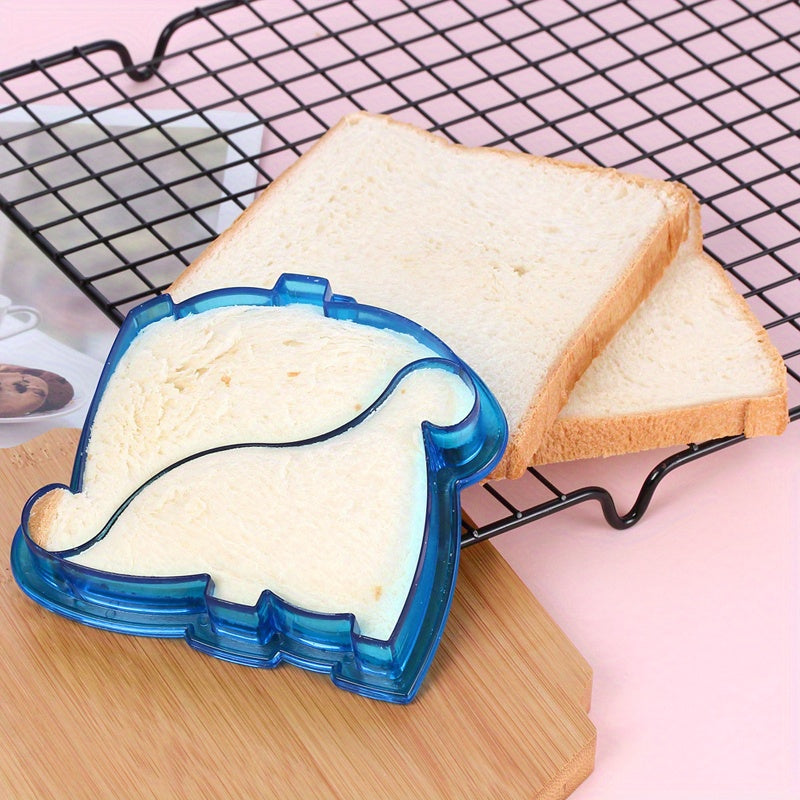 Dinosaur Shape Modeling Bread Slicing Tool - Home users, Students, Office workers, Kitchen enthusiasts - Manual, Use Without Electricity - Suitable for Kitchen, Classroom, Halloween
