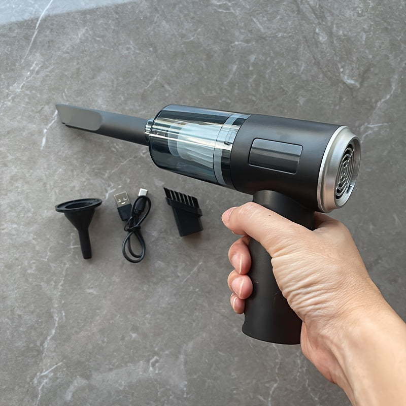 1 Piece High Suction Cordless Car Vacuum Cleaner-9000PA, Lightweight, Portable And Suitable For Home And Car Cleaning