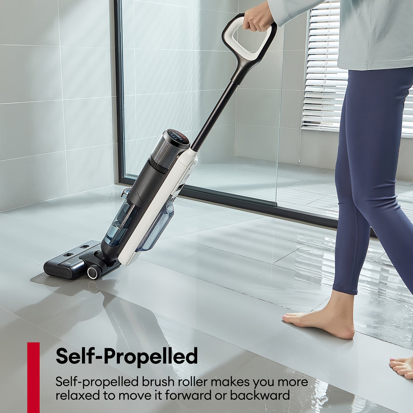 2024 Cordless Vacuum Mop Combo, Wet Dry Vacuum Cleaner with Self-Cleaning, Long Runtime, LCD Display, Perfect for Hard Floors and Sticky Messes, AC1 Elite
