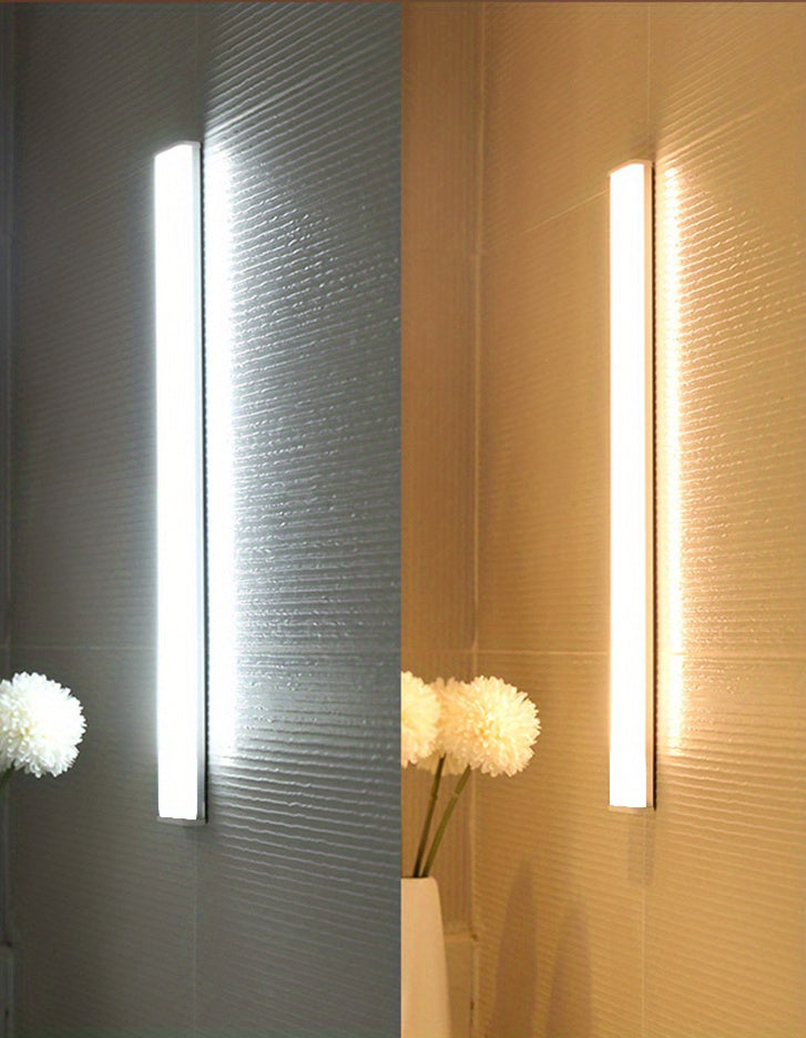 1pc Human Induction Light, Strip Light With Rechargeable, Bedroom Staircase Wine Cabinet LED Light, Wireless, Kitchen Shoe Cabinet Wardrobe Light Strip, Magnet Self-adhesive, Cabinet Light