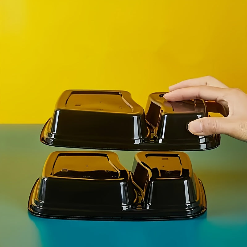 45Pcs/30Pcs disposable lunch box, takeout box, fast food lunch box, cake Dim sum box, fresh-keeping box, stackable with cover, microwave oven/dishwasher/refrigerator safe (28 ounces)