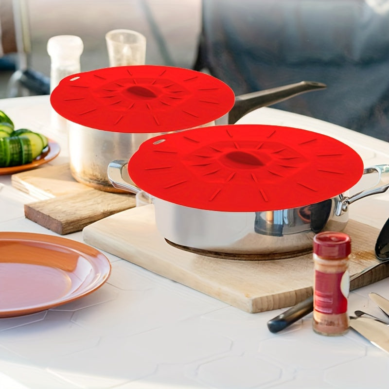 5-Piece Set of Reusable Silicone Microwave Lid Covers - Various Sizes, Suitable for Bowls, Cups, Plates, Pots, Pans, Microwave Splatter Covers, Stovetop, Oven, Fridge, and Freezer - BPA Free