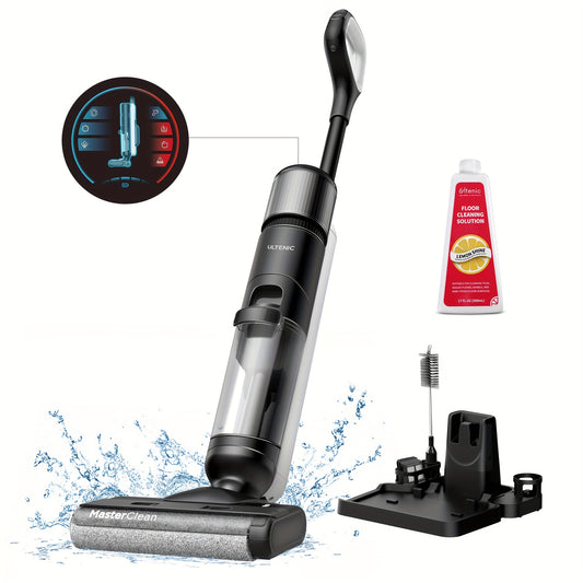 2024 Cordless Vacuum Mop Combo, Wet Dry Vacuum Cleaner with Self-Cleaning, Long Runtime, LCD Display, Perfect for Hard Floors and Sticky Messes, AC1 Elite