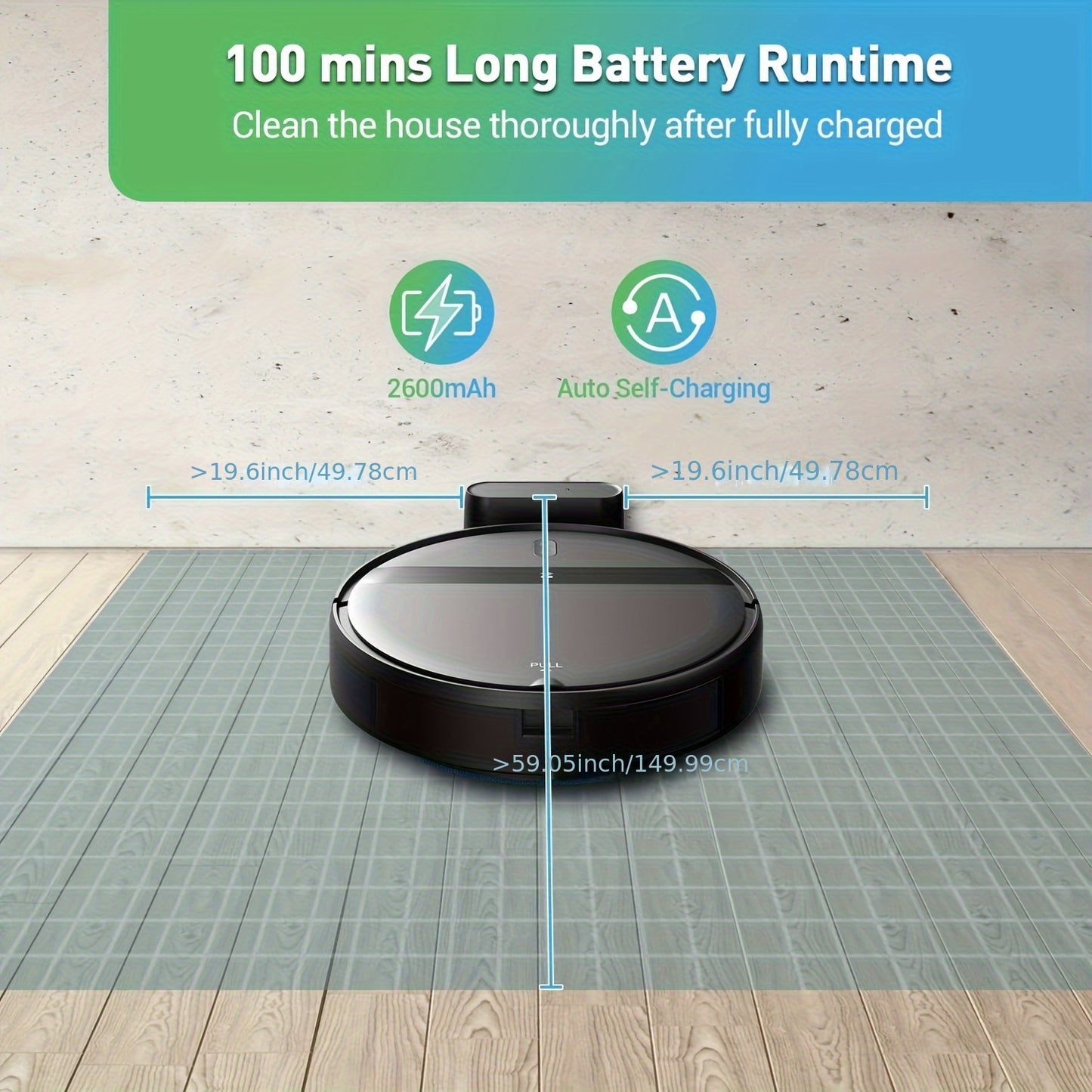 Mamnv G20 Robot Vacuum Cleaner Auto Charging 1400Pa Suction Power App Control with Water Tank Dust Box Wet Mopping & Sweeping & Suction Type Electric Sweeper For Smart Home Cleaning.