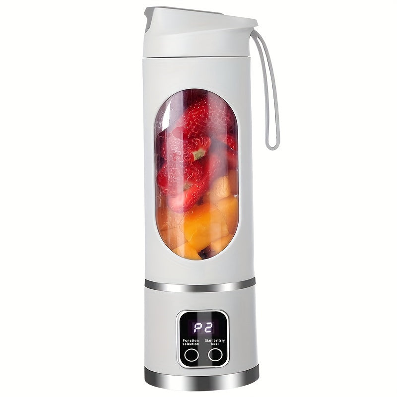 1500mAh Cord Travel Mini Juicer - Portable Citrus Juicers for Shakes and Smoothies - High-Speed Blender with 50W Power, Compact Size for Kitchen and On-The-Go Use