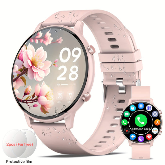 Smart Watch Gift for Women, 1.39-inch Full Touch Screen, Smart Call Watch with Answer and Make Call for iPhone and Android Phones, Message Push, Fitness Tracking Watch, Pedometer, Distance, Calories, 100+ Sports Modes, Sports