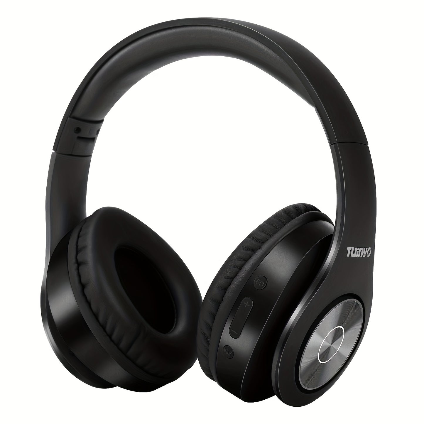 40H Wireless BT Headphones - TUINYO Over Ear Stereo Headset with Deep Bass, Soft Memory-Protein Earmuffs, Built-in Mic for PC/Cell Phones/TV Wired Mode