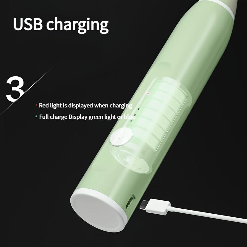 1pc Electric Milk Frother Portable Egg Beater USB Rechargeable Handheld Coffee Blender Milk Shaker Mixer Foamer Food Blender