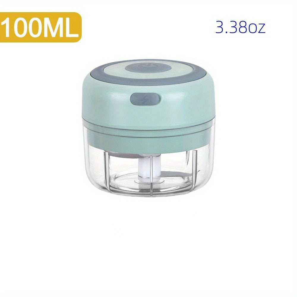 100/250ml USB Electric Mini Chopper - High-Performance Food Processor for Effortless Meat Grinding & Vegetable Crushing, Portable & Time-Saving Kitchen Companion