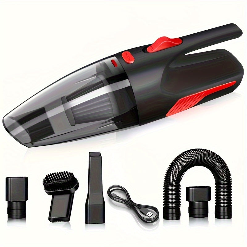 1pc Portable Car Vacuum Cleaner Household Car Dual-use High-power Handheld Wireless Car Vacuum Cleaner USB Charging Wireless Mini Vacuum Cleaner For Home Vacuum Accessories Cleaning Supplies Small Appliance