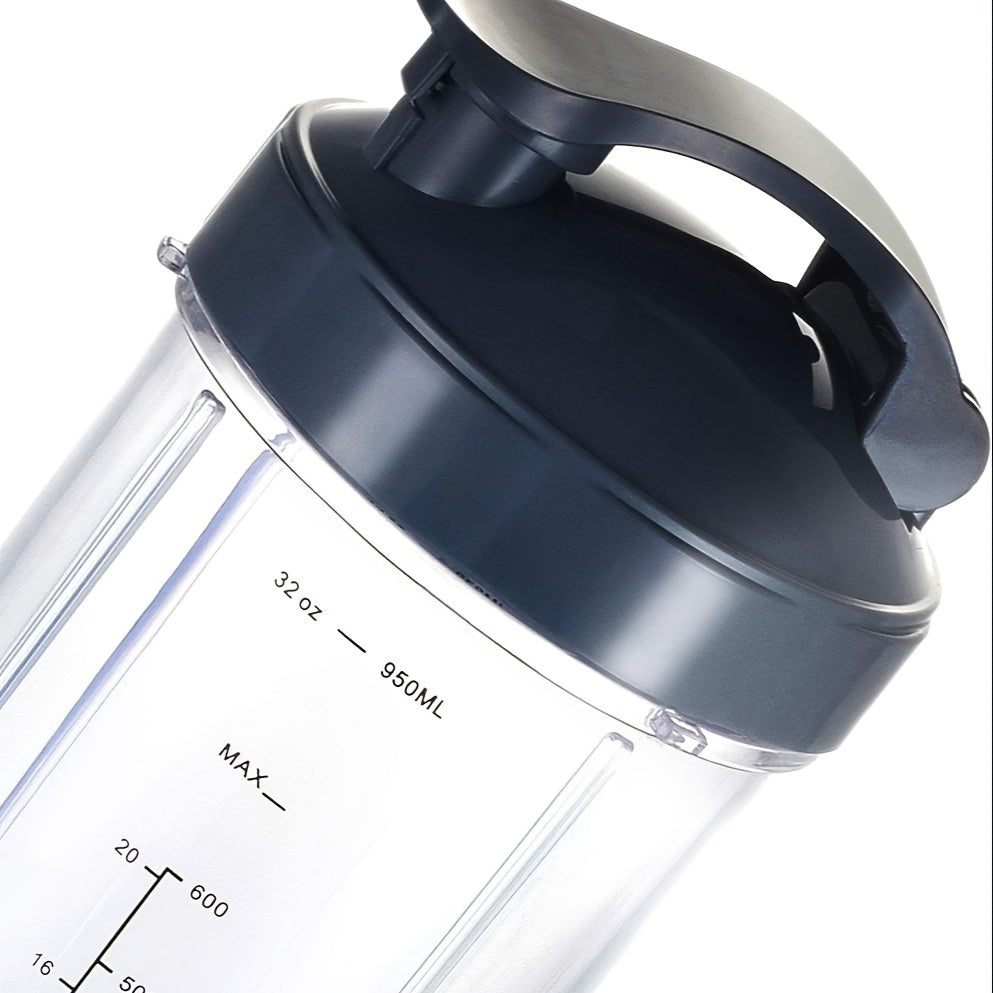 2pcs, Replacement Parts For Nutribullet Blender, Including A 32oz Cup With Flip-top Lid, Compatible With Nutribullet 600W And 900W Blenders