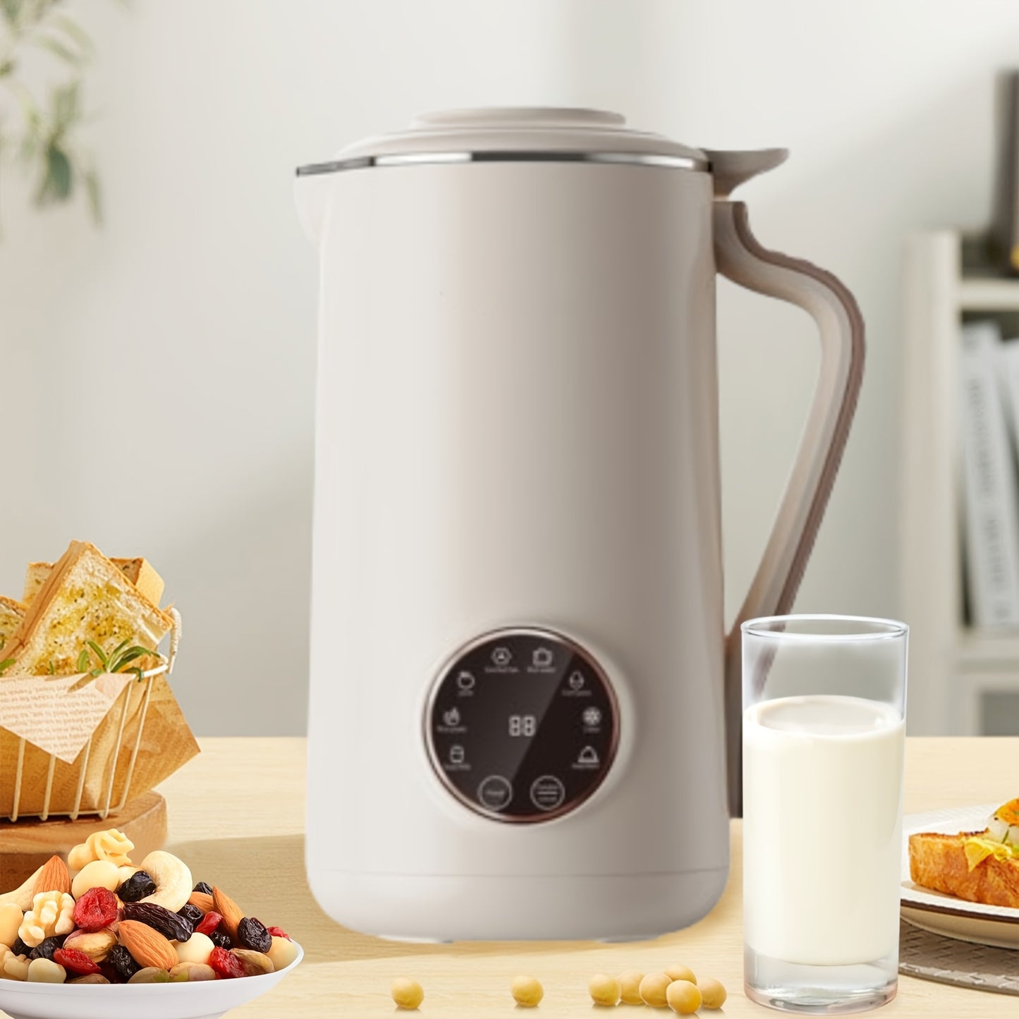 [Smart Milk Maker] Compact Smart Soy Milk Maker | Fully Automatic Food Processor, Blender, And Multifunctional Portable Juicer