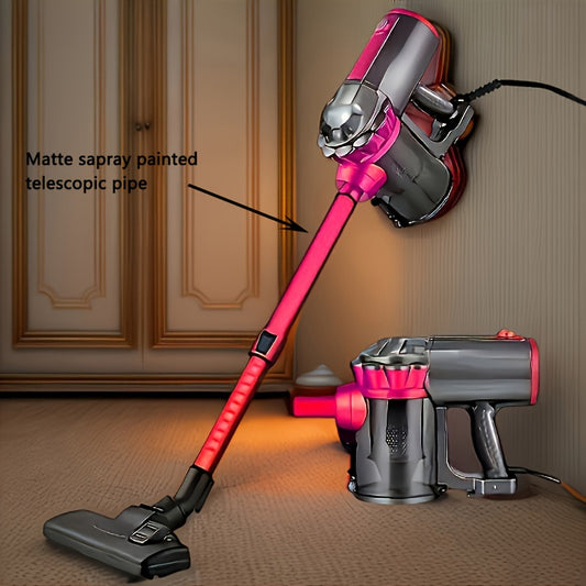 1pc Portable Lightweight Vacuum Cleaner - Computer Vacuums for Pet Hair, Hard Floors, and Carpets with 18000PA High-Power, 600W Rope Design, Four-in-One Handheld Design for Efficient Cleaning