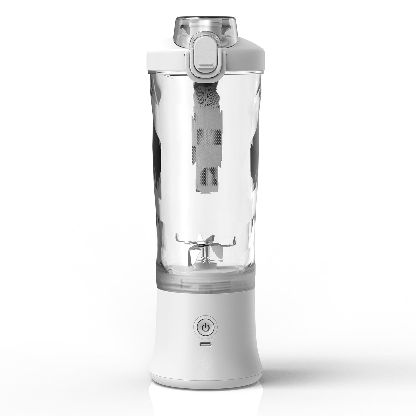 1pc, Portable Electric Juicer Cup Personal Blender-for Shakes & Smoothies Multi-Functional Personal Blender With Ice Crushing Ability, 20.29oz Capacity, USB Rechargeable, Kitchen Accessories Juicer Accessories Back To School