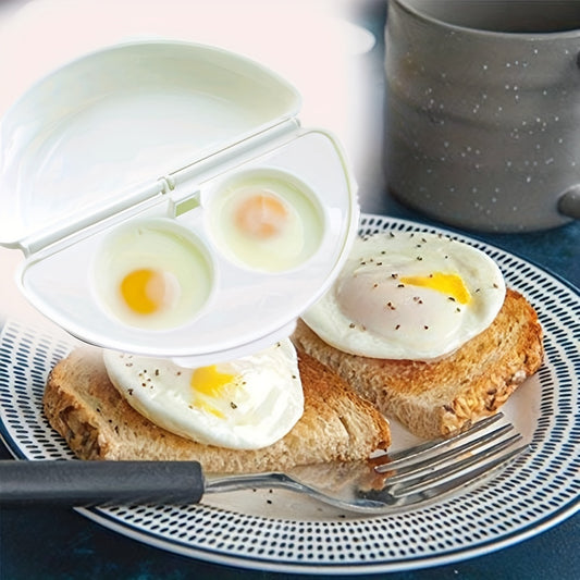 1pc Microwave Omelette Egg Maker Tray Non-toxic Eggs Steamer Box Silicone Egg Cooker Egg Poacher Kitchen Cooking Tools