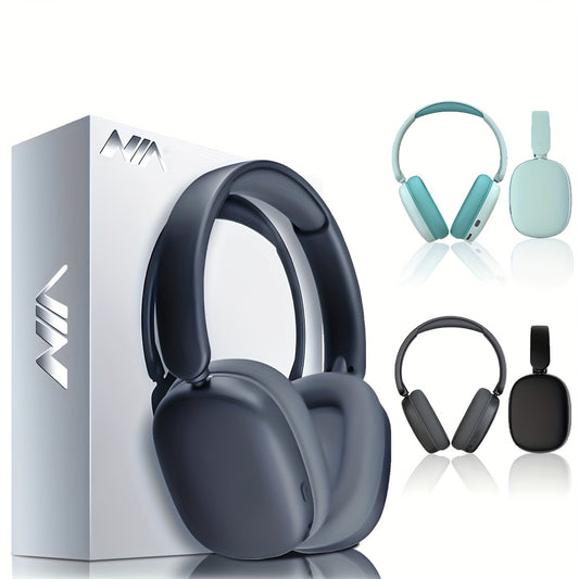 P9S Portable Wireless Ear Headphones, HD Stereo Sound, Wireless Headphones With Mic, Passive Noise Cancelling Headsets, Suitable For iPhone And Android Mobile Phones, Ideal For Watching Films And Listening To Music