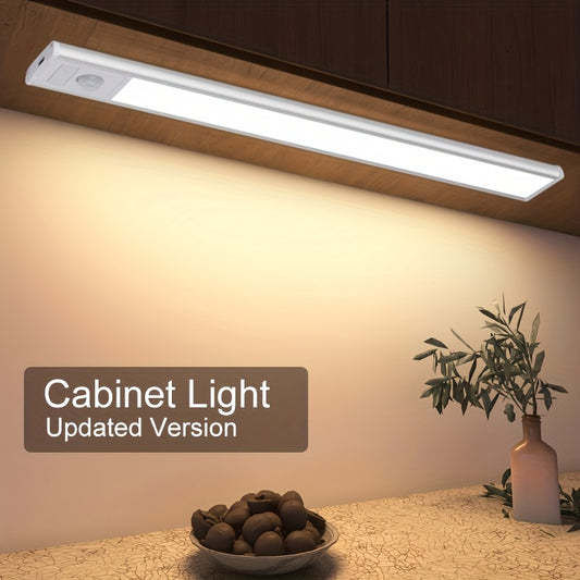 Three-Color Dimming Intelligent Sensor Light - Human Body Sensor Light - Adjustable Brightness, USB Charging, Suitable for Kitchen, Bedroom, Aisle and Entrance