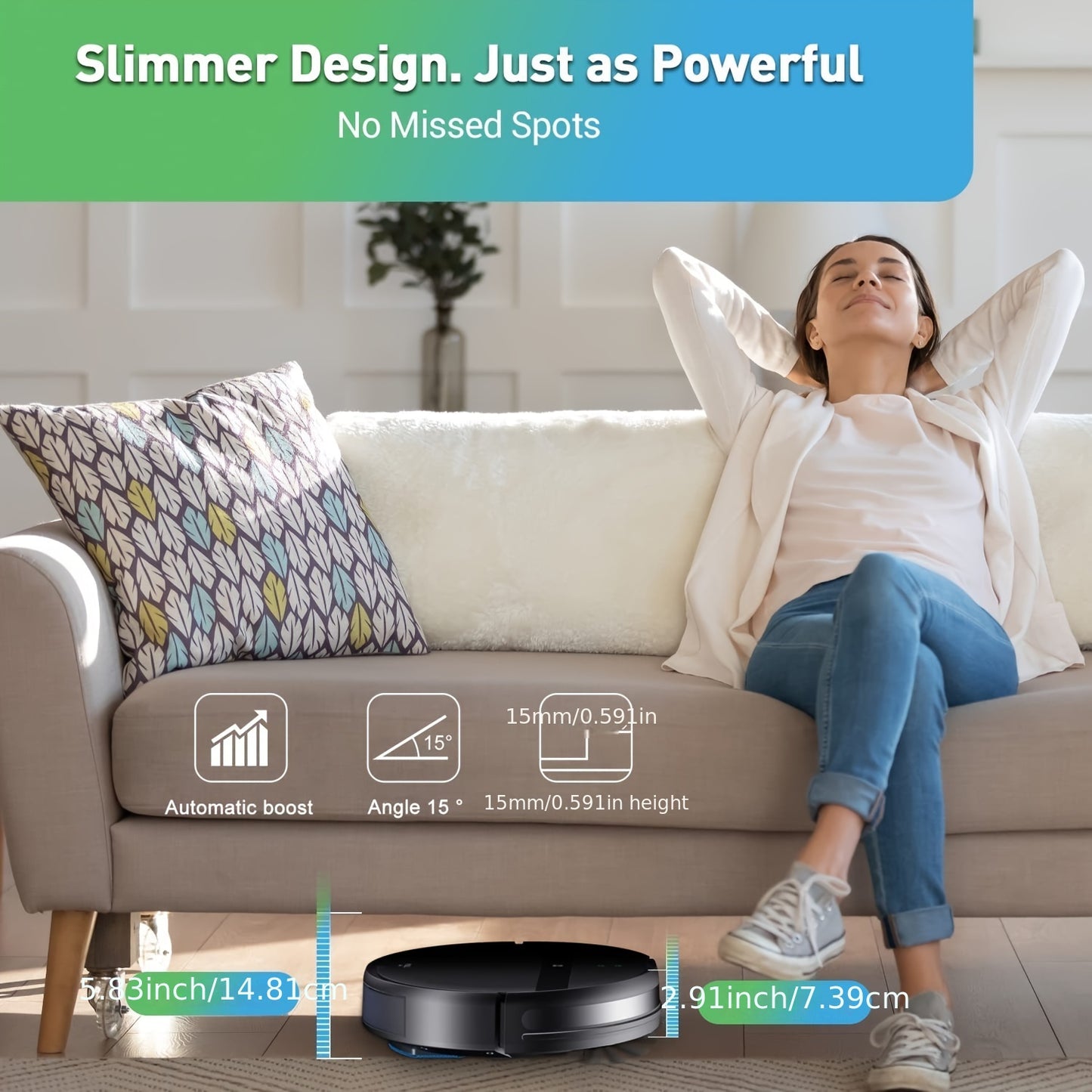 ZCWA G20 Robot Vacuum Cleaner Automatic Charging Intelligent Sweeping Robot Power Application Control Water Tank Wet Robot Vacuum Cleaner Electric Sweeper