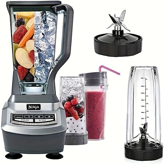 2pcs, Blender Replacement Cups For Nutri Ninja Auto-iQ 900W/1000W Series Modes And Duo Blenders Blade (2, 24Ounce)