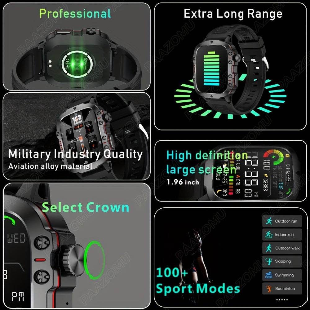 New Rugged Smart Watch Men - findify 2025