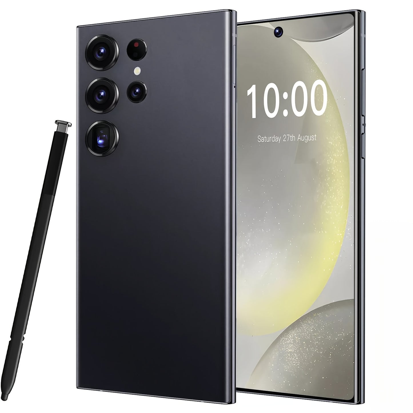 Unlocked Cell Phones C24 Ultra 5G Phone Android 13 Smartphones 8GB+256GB/6.8" Display/48MP+13MP Camera/6800 MAh/Dual SIM/Build-in Pen/GPS
