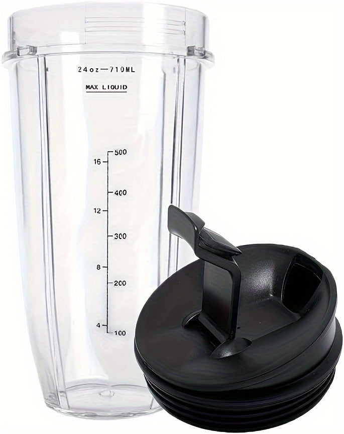 2pcs, Blender Replacement Cups For Nutri Ninja Auto-iQ 900W/1000W Series Modes And Duo Blenders Blade (2, 24Ounce)