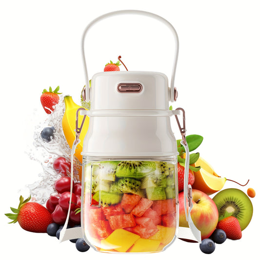 [Type-C Portable Blender] 27oz Portable Blender - Type-C USB Rechargeable, Dishwasher Safe, BPA Free - Personal Blender for Shakes and Smoothies