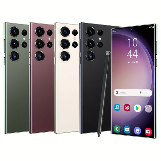 U24 Ultra Unlocked Cell Phone 256GB Dual SIM 6.8'' Built In Pen Full HD Display Unlocked Android Mobile Phones