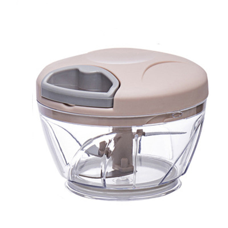 1pc Multi-Function Vegetable Chopper and Garlic Press - Manual Food Cutter & Crusher for Kitchen Efficiency