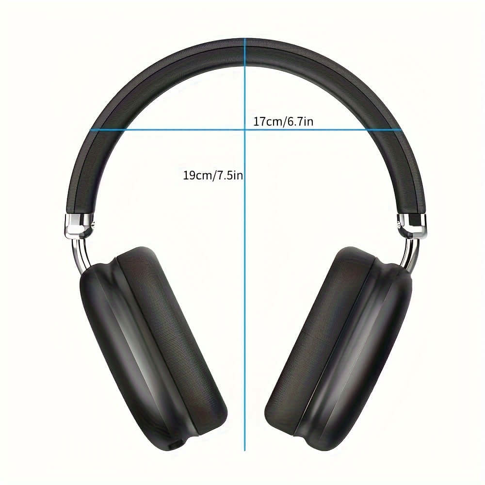 HIFI Stereo Wireless Headphones - Over-ear Lightweight Immersive Audio With Microphone For Gaming, Computers, Home Office Phones