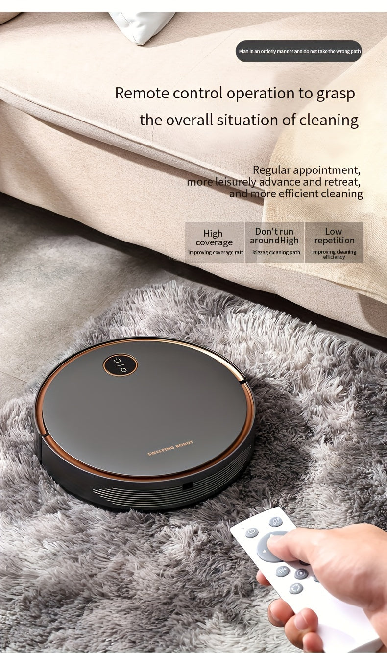 2-in-1 Robot Vacuum Cleaner Self-Charging Robotic Vacuums For Pet Hair Hard Floors Low Pile Carpets (US)