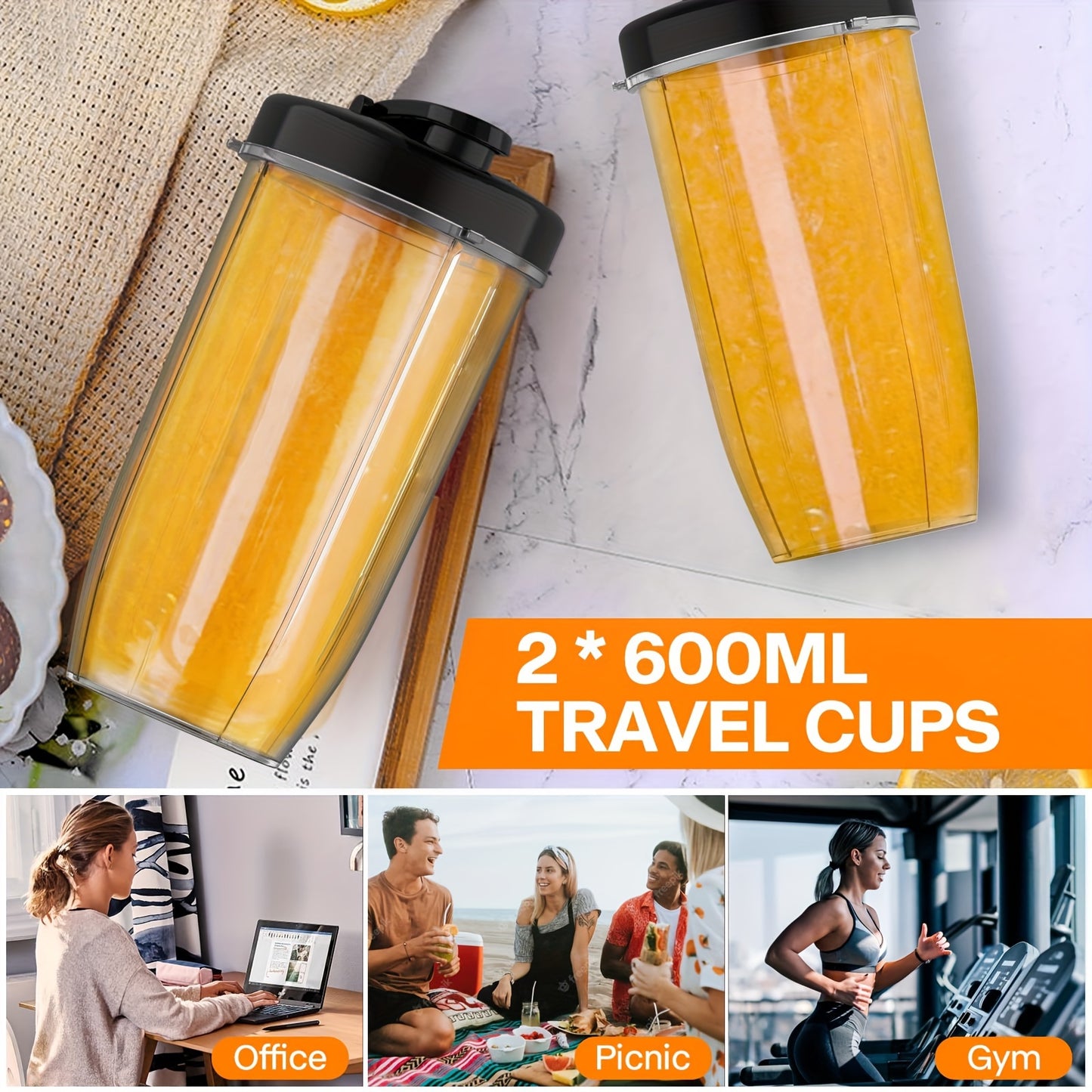 Blender For Shakes And Smoothies, 850W Portable Countertop Blenders For Kitchen, 17 Pcs Smoothie Maker Blender And Grinder Set With 6-Edge Blade, To Go Cup, Personal Blender For Juices, Ice, Food Prep