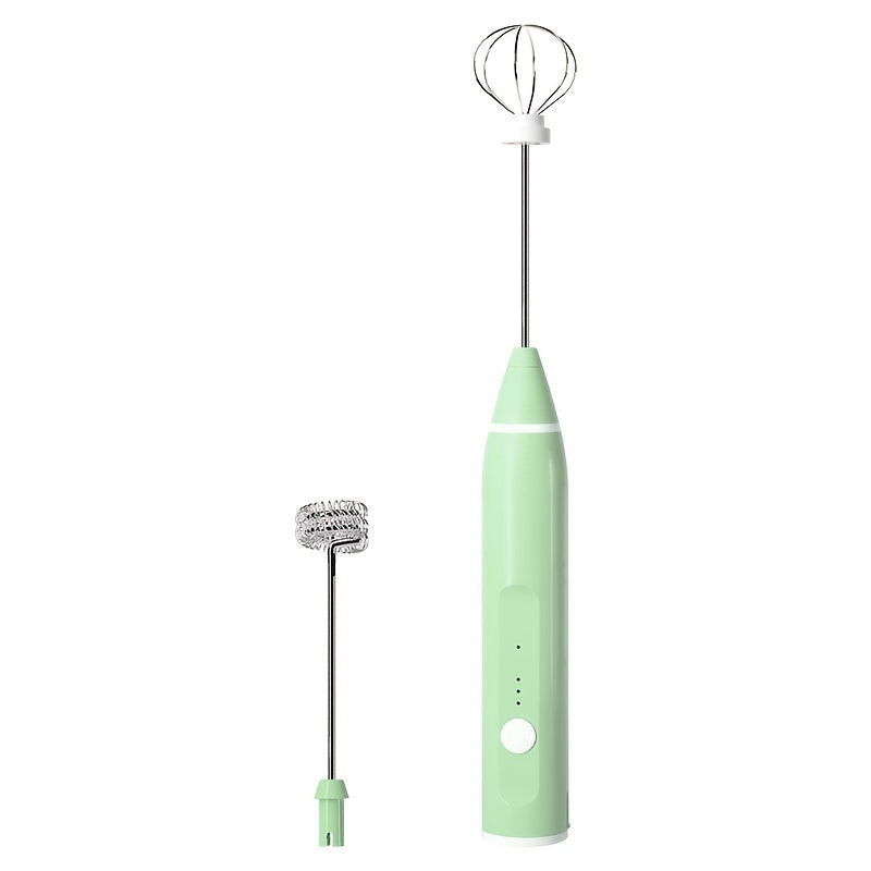 1pc Electric Milk Frother Portable Egg Beater USB Rechargeable Handheld Coffee Blender Milk Shaker Mixer Foamer Food Blender