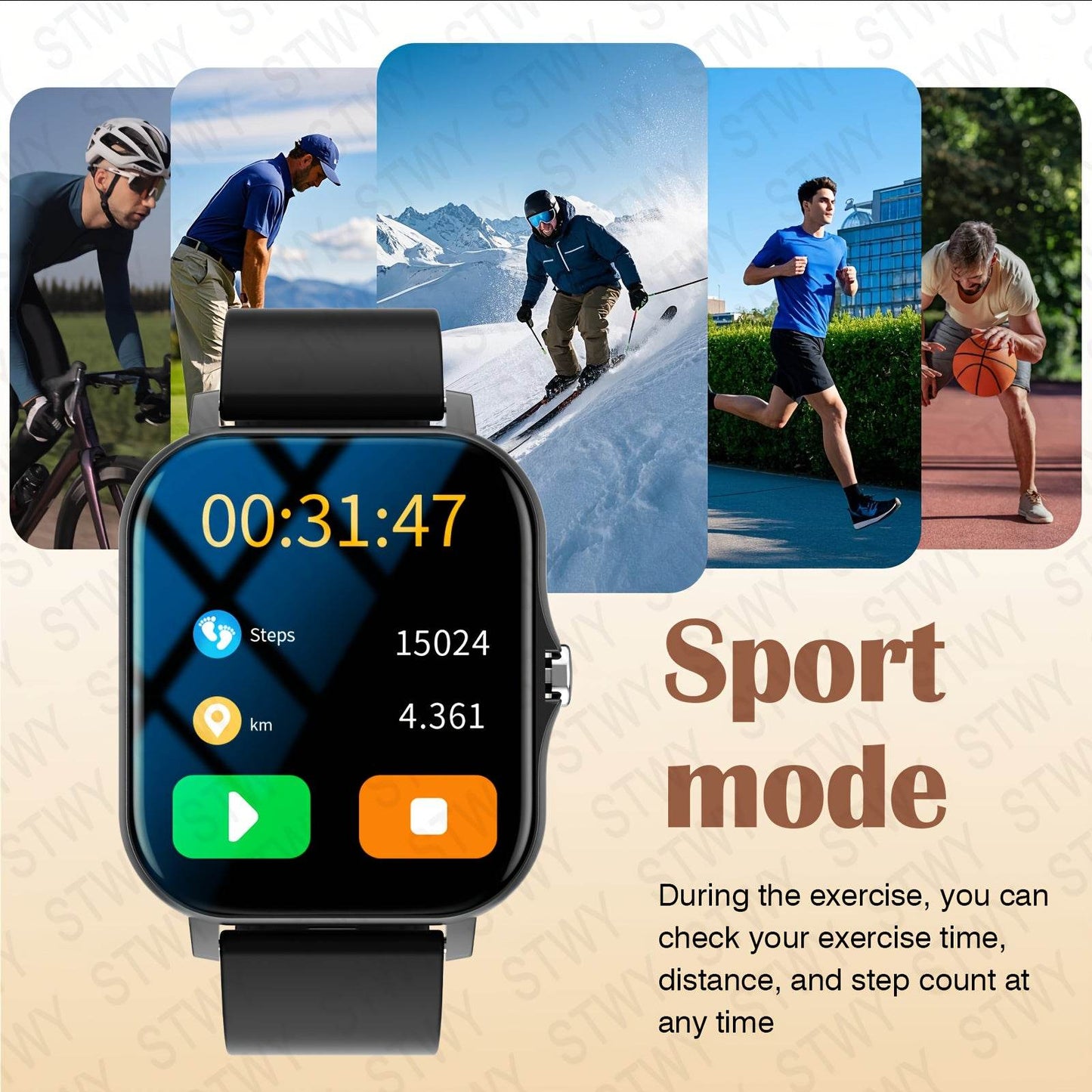 Zinc Alloy Smart Watch with Wireless Calls - findify 2025