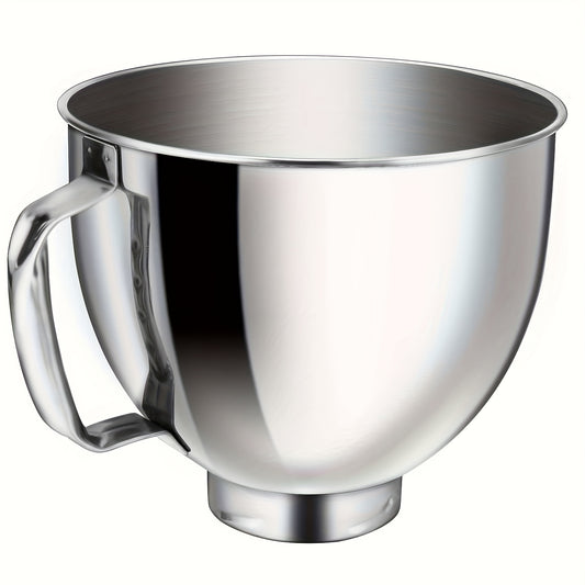 Kitchen Aid Stainless Steel Bowl, Mixer 4.5 and 5 Quart Stainless Steel Bowl, Compatiblewith Kitchenaid Artisan 5KSM125. 5KSM150. 5KSM175. 5KS7580. KSM150.RRK150K45, K45SS, KSM75, KSM90, KSM95, KSM100, KSM103, KSM110