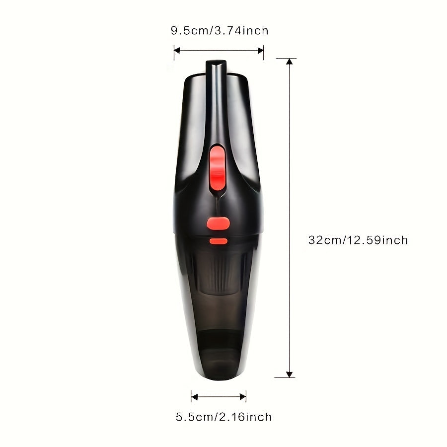 1pc Powerful Mini Household Handheld Vacuum - Kitchen Floor Gap Cleaning Tool for In-Car Wired Vacuum Cleaner and Home Dust Remover with Easy Reach and Deep Cleaning Capabilities