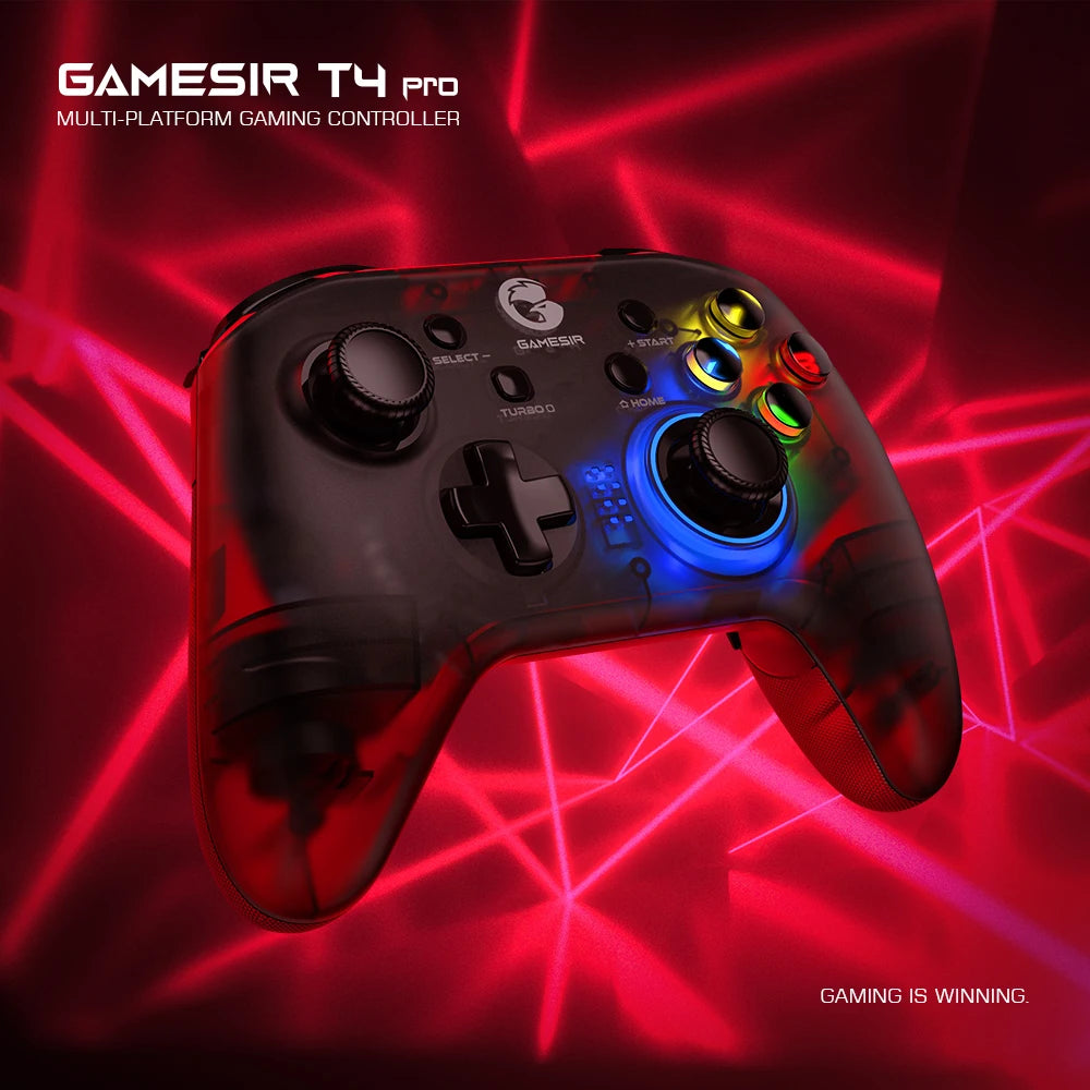 GameSir T4 Pro Bluetooth Wireless Game Controller Dual Switch Gamepad for Nintendo Switch iPhone Android Cellphone PC Joystick