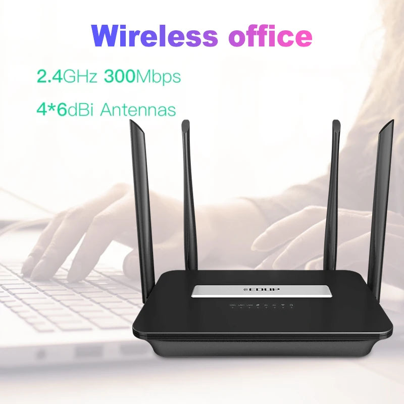 EDUP 4G LTE Router 1200Mbps or 300Mbps Home Hotspot 4G WiFi Router RJ45 WAN LAN WiFi Modem 3G/4G Wireless CPE With SIM Card slot
