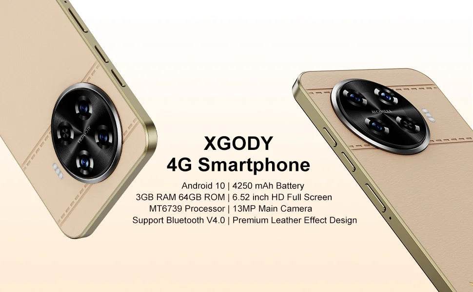 XGODY X31 New,Cell phone,6.5 inch,3GB RAM,64GB ROM,Smartphone Android,8+13MP,4250mAh,Mobile phones,4G Dual SIM,Google Play Store - findify 2025