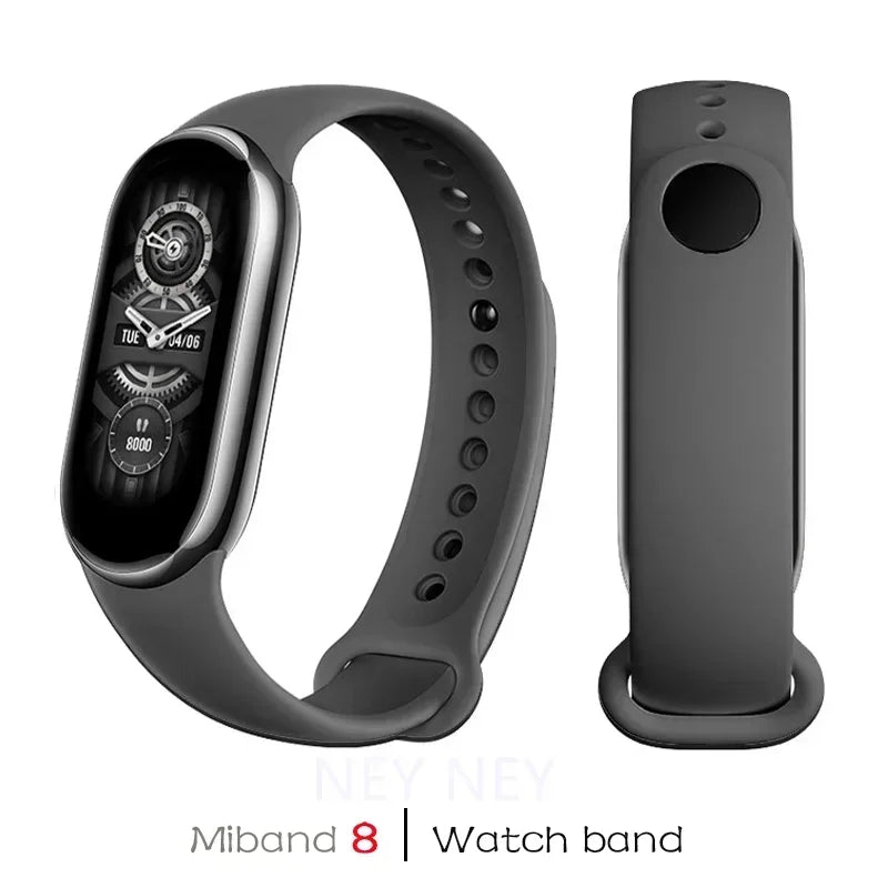 Sport Silicone Strap for Xiaomi Mi Band 9 NFC Replacement Bracelet Belt for Xiaomi Mi Band 8/9 Wriststrap Smartwatch Accessories