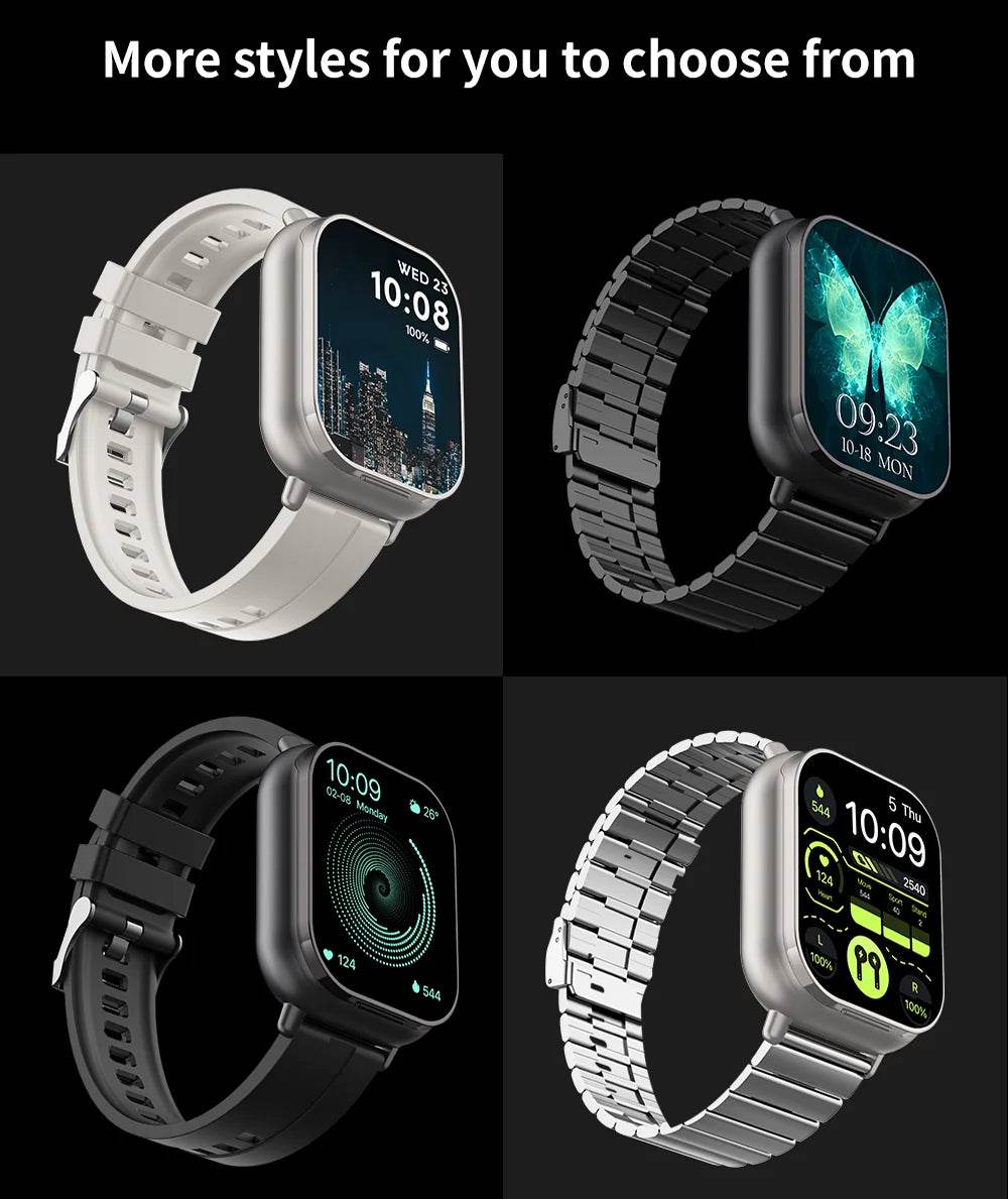 2 in 1 Built-in Smartwatch with Earphone Multi-Sport NFC Call Smart Watch with Earbuds Headphone for iPhone Android Smartphone - findify 2025