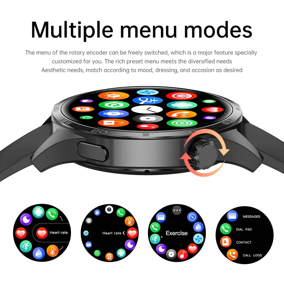 Watch GT5 PRO Smartwatch GPS Motion Trajectory HD Screen Bluetooth Call NFC Men Smart Watch Outdoor Sports Watches Men 2024 New - findify 2025