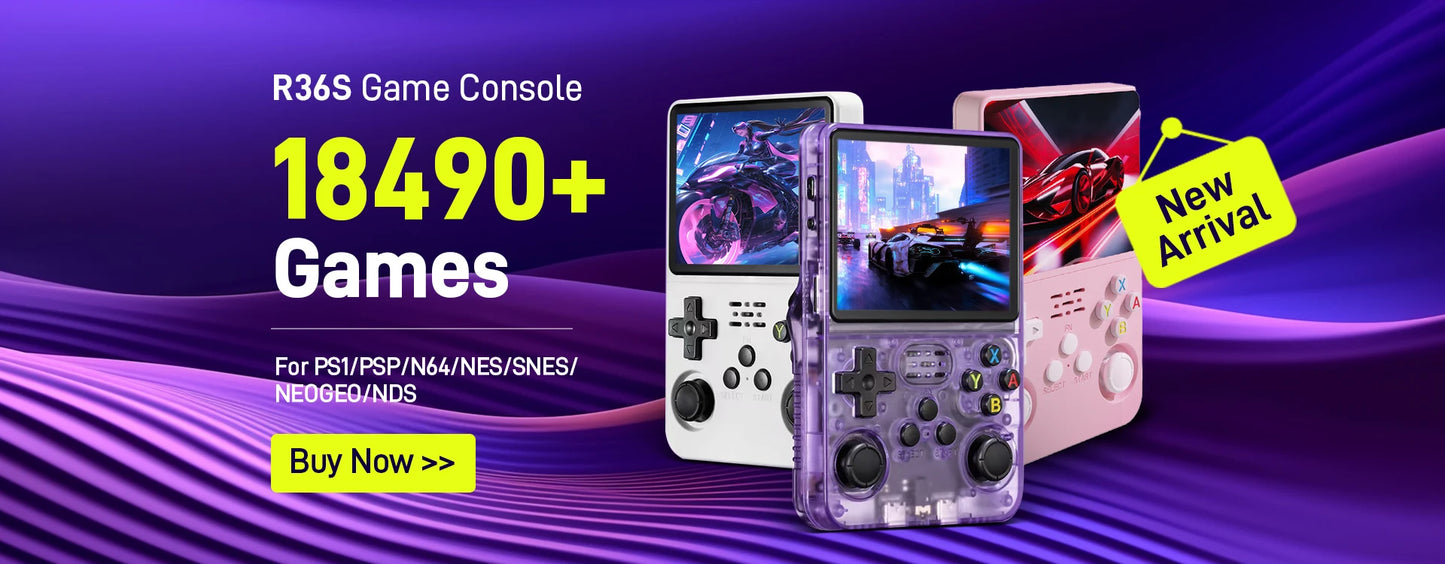 Launchbox OS 500GB Portable Gaming HDD Retro Game Console with 3700+PC/3D Games for PS4/PS3/PS2/PS1/Wii/Wiiu for Wins PC/Laptop