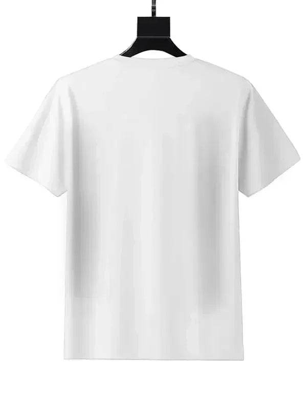 Little Ronaldo Football Star Printed Short Sleeve T-shirt Men Women Europe and The United States Fashion Brand Cotton Shirt - findify 2025