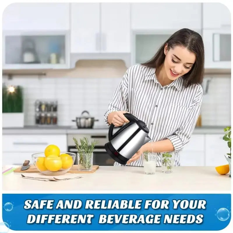 2L Electric Kettle Stainless Steel Kitchen Appliances Smart Kettle 1500W Whistle Kettle Samovar Tea Coffee Thermo Pot Gift