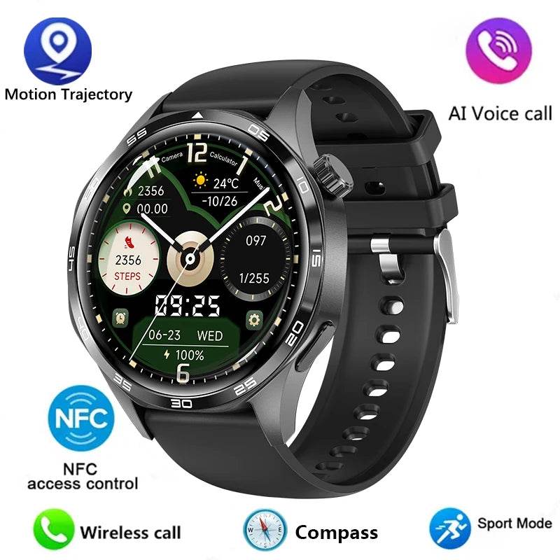 Watch GT5 PRO Smartwatch GPS Motion Trajectory HD Screen Bluetooth Call NFC Men Smart Watch Outdoor Sports Watches Men 2024 New - findify 2025