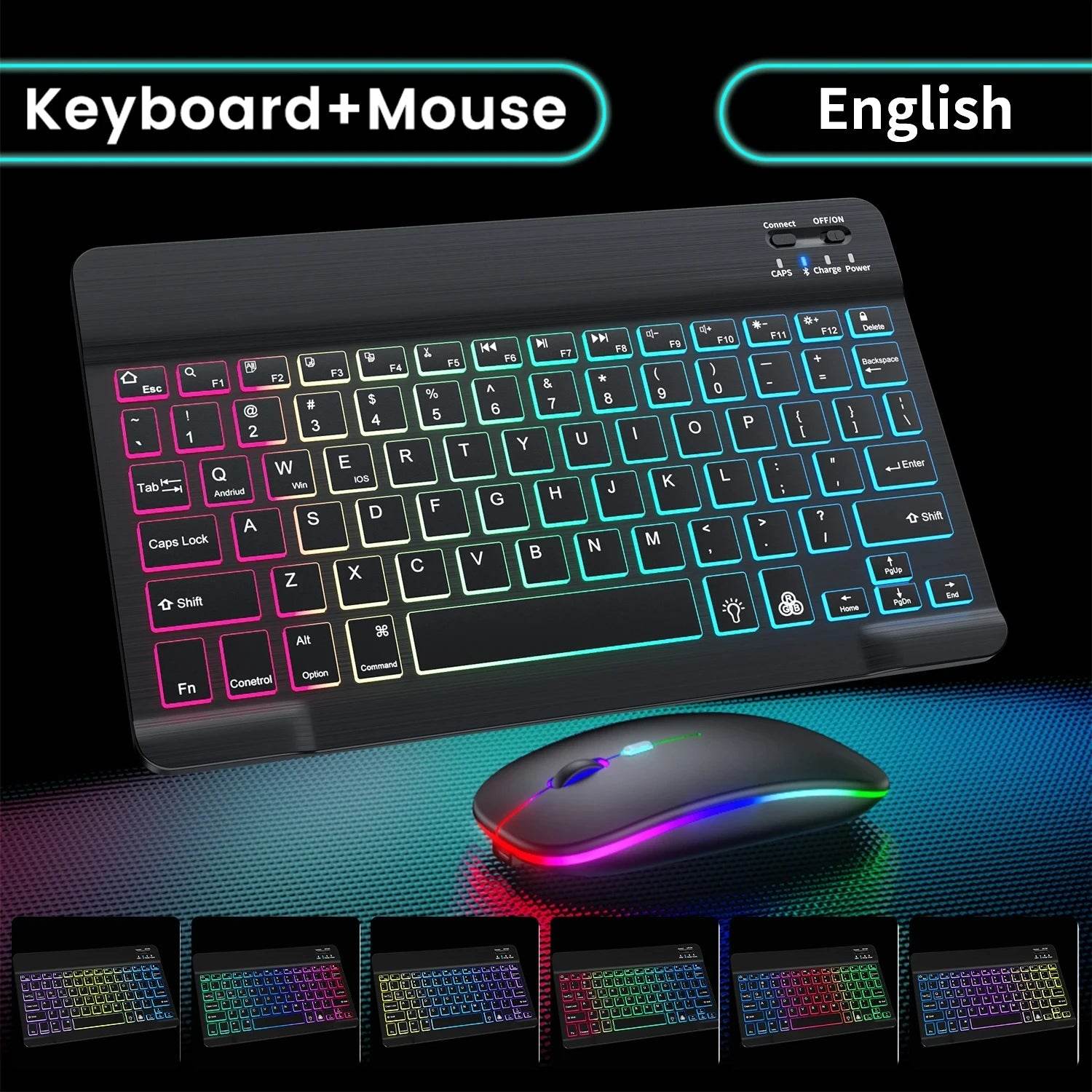 RGB Bluetooth Keyboard And Mouse Set - findify 2025